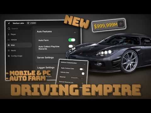 *NEW* Driving Empire Script NO KEY ( PASTEBIN ) - Auto Farm Money, Auto Race ...