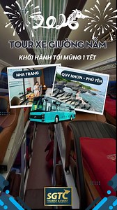 Tour Xe Giường Nằm Tết Âm Lịch hiện còn nhận khách 2 Tour: 1/ TOUR TP.HCM - QUY NHƠN - PHÚ YÊN (3 NGÀY 3 ĐÊM) 💸GIÁ TOUR : 3.690.000Đ/KHÁCH 🕰 Khởi hành : Tối Mùng 1 🏢Lưu trú: Khách sạn 3 sao 🚌 Di chuyển: Xe Giường Nằm --- 2/ TOUR TP.HCM - NHA TRANG (3 NGÀY 3 ĐÊM) 💸GIÁ TOUR : 3.390.000Đ/KHÁCH 🕰 Khởi hành : Tối Mùng 1 🏢Lưu trú: Khách sạn 4 sao | Bao vé cáp treo Vinpearl 🚌 Di chuyển: Xe Giường Nằm #DULICHSAIGONTHANHCONG #TOURTET #TOURNHATRANG #TOURQUYNHON ➖➖➖➖⭐️⭐️⭐️➖➖➖➖ 🌟CÔNG TY TNHH 