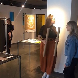 Ambitious BA Graphic Design students from UCA Epsom showing their mobile graduate show at various design studios in London in the next two weeks. The start was the private view at the GFSmith gallery, 27-28 Eastcastle Road, London on Monday, 17.06. so far good | baseline magazine | Facebook