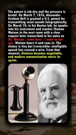 Alexander Graham Bell’s First Phone Call — “Mr. Watson, Come Here” Changed Everything