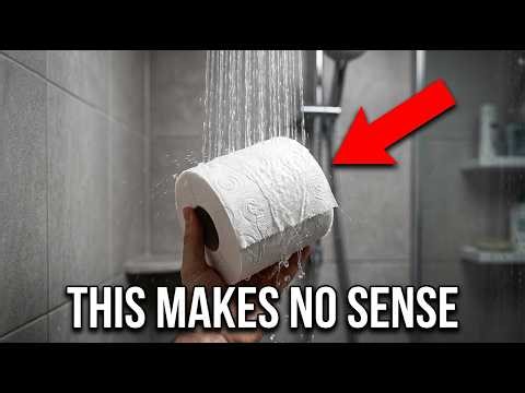 Bring your toilet paper to shower and your home will be amazing