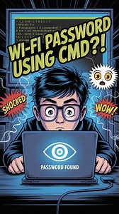 506K views · 2.4K reactions | Did you know you can reveal saved Wi-Fi passwords using just CMD on Windows? No hacking tools, no software – just pure CMD magic! Swipe to learn the trick and surprise your friends! #WiFiHack #CMDTricks #TechHack #WindowsTips #GeekModeOn | Arucode | Facebook