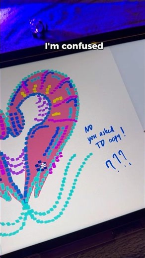 Amnesia? App: ArtWorkout #multiplayer #digitalart #ipaddrawing #digitaldrawing #ipadapp