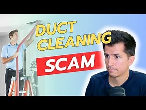 Of course it's a duct cleaning scam...