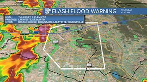 28K views · 34 reactions | Flash Flood WARNING has been issued for portions of Acadiana, be aware of rising waters in this area. Look out for flooded roadways & avoid low lying areas. Power Doppler 3: https://katc.com/radars-and-futurecast/ #AcadianasRadar | KATC-TV 3: Acadiana's Newschannel | Facebook