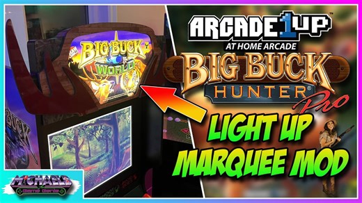 Arcade1Up Big Buck Hunter NEEDS The Retro 530 Light Up Marquee Mod!
