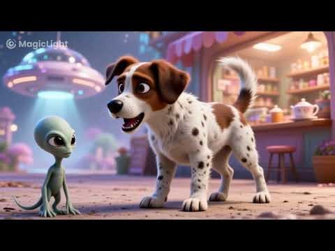 the dog and the alien 👾