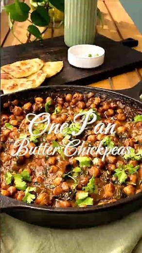 This is the absolute Best Way to cook chickpeas: One Pan Butter Chickpeas Recipe