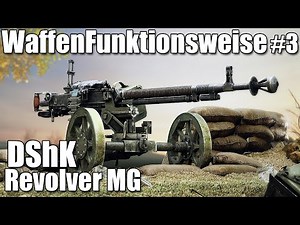 DShK Revolver Maschinengewehr, Waffen Funktionsweise #3