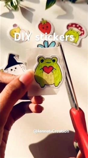 DIY stickers#shorts#trending#diy#creative#craft#jannatcreation