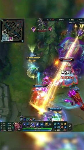 look at this dmg agaist full armor nunu tank #leagueoflegends