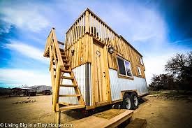 68K views · 3.2K reactions | Situated amongst the vast beauty of the Mojave Desert, the Peacock tiny house looks right at home. Built by Rob Millar, the house is filled with unique design features including an impressive roof-top balcony! | Living Big In A Tiny House | Facebook