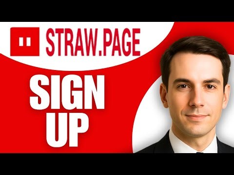 How To Sign Upto Straw.page