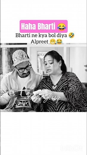 Bharti ne kya bol diya 🤣😀 #bhartisingh #funny #shorts #comedy #harshlimbachiyaa