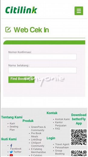Tutorial Web Check In Citilink #citilink #tutorial #checkin