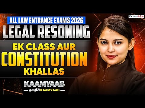 CUET PG LLB And MH CET LAW 2026 Legal Reasoning | Indian Constitution one shot | Law Entrance Exams