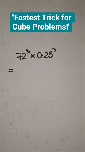 "Cube Trick You’ll Never Forget!"#maths#mathtricks #shortsfeed#trendingshorts#viral#ytshorts