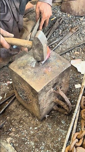 Complete Process of Making a Chisel from Old Scrap | Blacksmith Forging Skill | Handmade Tool