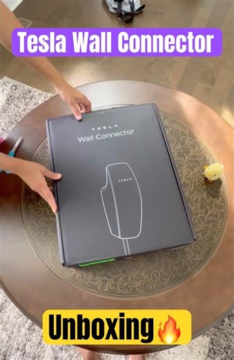 Unboxing New Tesla Wall Connector #tesla #shorts #trending #unboxing #tamil