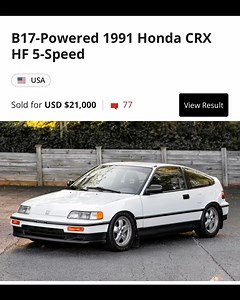 Honda CRX with an engine swap. Would you buy a CRX like this? | Speed and Motion | Facebook