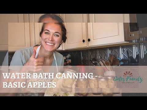 How to can apples // beginner water bath canning fruit
