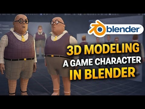 How to Model a Game Character in Blender (Step-by-Step Guide)