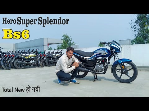 2020 Hero Super Splendor BS6 Price Mileage All New Features Review New Super Spl 125 Bs6 All Colour