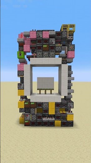 Fastest 🔥 5x5 Door #minecraft #redstone