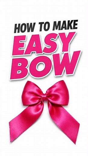 How to Make a Bow Out of Ribbon #diy #youtubeshorts #shorts #viralvideo #trending #ribbon #foryou
