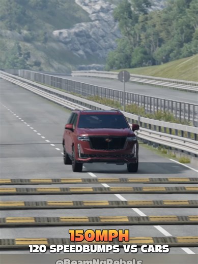 Cars vs 120 Speed Bumps: Testing Limits in the USA, Germany, and Sweden