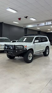 FOR SALE: Stunning 2017 Toyota Land Cruiser 200 Series – final facelift full build in Blizzard Pearl with black leather! Call 904-419-7272 or visit kingschariot.com for details and pricing. 2-owner Texas history, excellent Carfax, exceptional dealer service, and pampered its entire life. Super clean inside and out with navigation, heated/cooled seats, crawl control, and Bluetooth. Fresh Kings Chariot build featuring King custom reservoir suspension, 4 Billet Raceline wheels, 4 NITTO 35” Ridge Gr