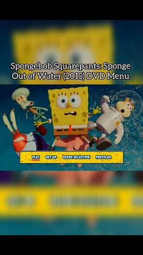 Kevin Morris on Instagram: "Spongebob Squarepants: Sponge Out of Water (2015) DVD Menu| #spongebobspongeoutofwater #nostalgia #childhood #nickelodeon #dvdmenu #2010s #2010sthrowback"