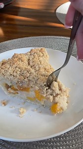 I took my viral blueberry cream pie recipe and gave it a summer twist—this time with fresh, juicy peaches! No boiling needed—just peel ripe peaches, dice them up, and you’re ready to go. I used about 3 cups, and after baking it for 55 minutes at 350°F, it came out beautifully golden and smelled incredible!If only you could smell how amazing this pie made my kitchen!🍑 Peach Cream Pie Filling:• 3 cups peeled, diced peaches• ¾ cup sugar• ⅓ cup all-purpose flour• 2 large eggs• ½ cup sour cream• ½ t