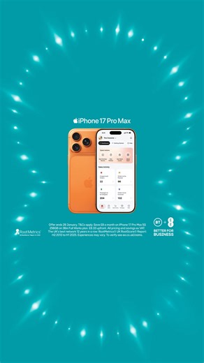 Caught your eye? Check out the latest EE New Year Sale deals and save £288 for your business. ✅ Stay connected with a plan built for business. ✅ Join thousands of other businesses on the UK’s most reliable network. ✅ Get access to Account Managers when you have 10 or more connections. Savings ex VAT. T&Cs apply. | EE