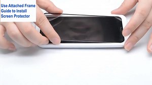 Watch Use Attached Frame Guide to Install Screen Protector on Amazon Live