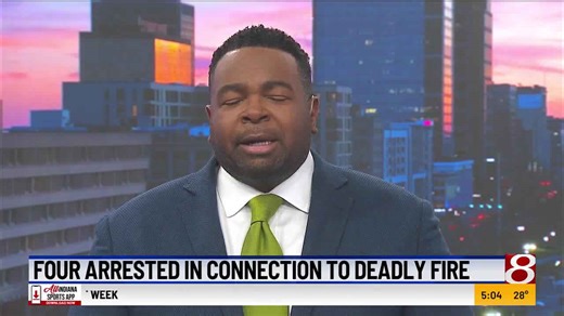 Four arrested in connection to Delaware County vehicle fire