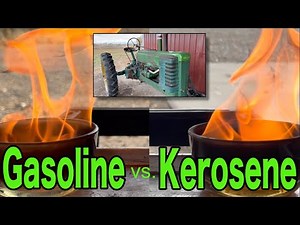 John Deere B - Gasoline vs. Kerosene Demonstration