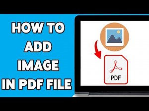 How To Add Image In PDF File 2025 | Insert Pictures Into PDF Documents
