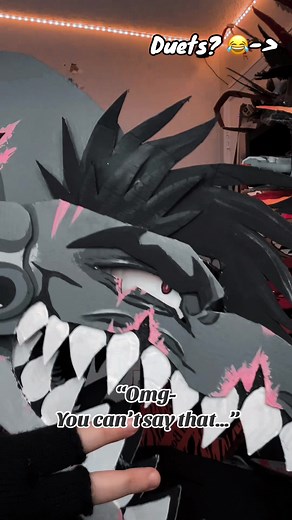 PLEASE these duets are gonna make me laugh for days! 😂😭 #paperdragon #dragonpuppet #paperdragonpuppets #paperdragonhandpuppet #dragonpuppets🍃🐉🐉 #dragonpuppets