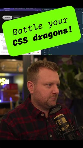 Inspirational quotes by Wes Bos: Sometimes your dragons in life... ✨are not so bad✨. Just battle your dragons. Look them straight on. Don't keep thinking 'I'll do it later'.