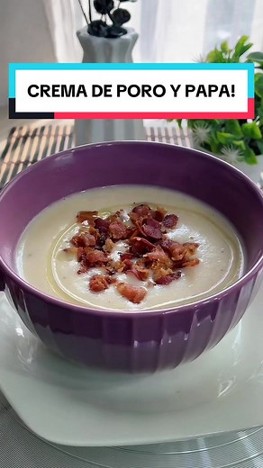 Deliciosa Receta de Crema de Poro y Papa