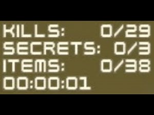 How to display Kill/Item/Secret count on the main HUD for GZDoom