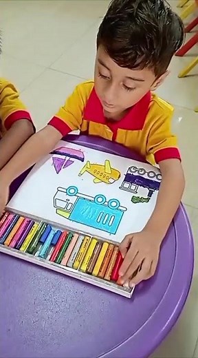 PP2 students showcased their problem-solving skills by cutting and pasting different shapes