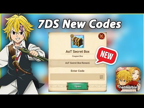 Seven Deadly Sins NEW secret Codes 2023 - 7ds codes
