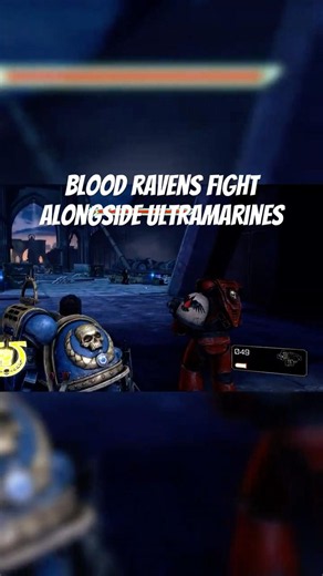 Blood Ravens Fight alongside Ultramarines #warhammer40k #warhammer #spacemarines