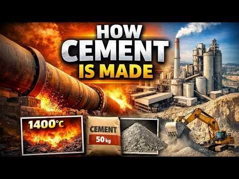 Inside a Cement Factory – Step by Step Production Process