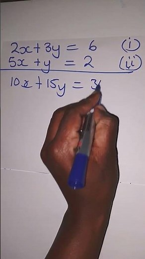 Solving Simultaneous Equations by Elimination