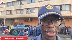 4.4K views · 54 reactions | KwaZulu-Natal police spokesperson Colonel Robert Netshiunda speaks to IOL following a raid at the St Moritz building on Tuesday morning at John Milne Street near the Durban Point area. Video: Se-Anne Rall / IOL | IOL News | Facebook