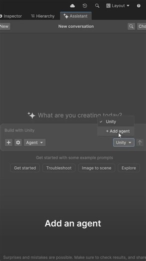 Learn how to use the AI Gateway to run third-party coding agents inside the Unity Editor.