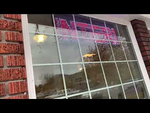 POLAR light LED sign OUTDOOR 40" x 14" WiFi P10 resolution, full LED RGB color sign with high resolu